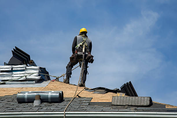 Professional Roof Replacement technician working in Scituate, MA